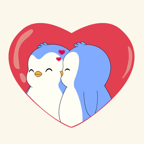 I Love You Kiss GIF by Pudgy Penguins