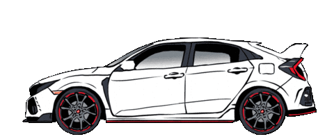 Honda Civic Racing Sticker by Honda