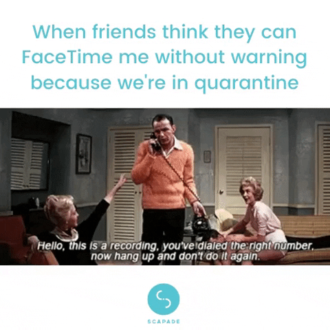 Scapade social media covid19 quarantine facetime GIF