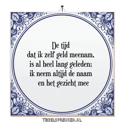 Moment Nl Sticker by Tegelspreuken.nl