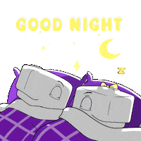Tired Good Night Sticker by Ordinary Friends