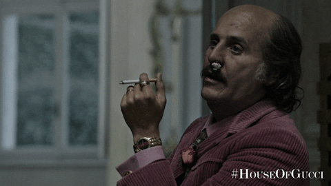 houseofguccimovie giphyupload movie what look GIF