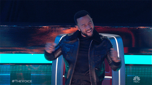 Excited John Legend GIF by The Voice