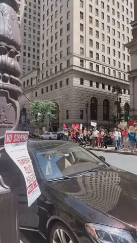 Demonstrators Line Philadelphia Streets to Protest Abortion Restrictions
