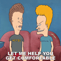 Get Comfy Beavis And Butthead GIF by Paramount+