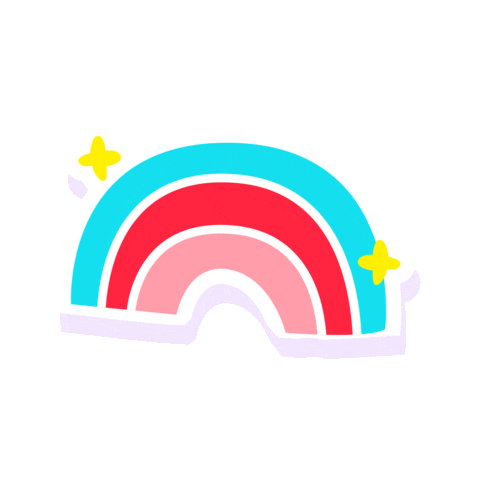Rainbow Sticker by Pepe Revolution