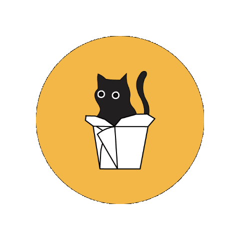catniptakeout cats kitty kittens playful Sticker