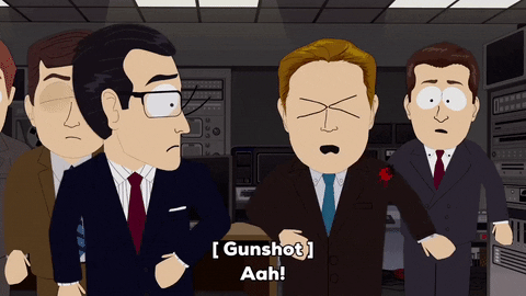 shocked shots fired GIF by South Park 