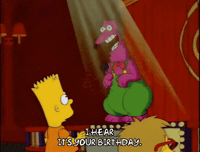 Season 3 Birthday GIF by The Simpsons