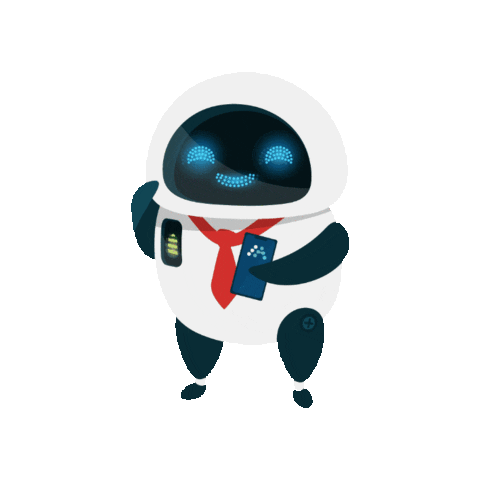 Robot Phone Sticker by Mortgage Automator