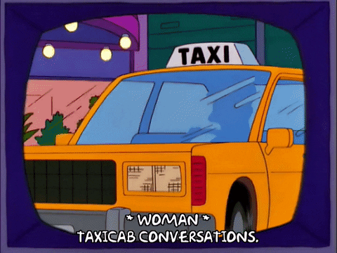 Episode 2 Taxi Cab GIF by The Simpsons