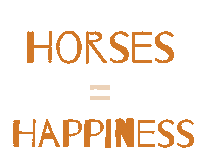 Horse Happiness Sticker by lightandsupplehorses
