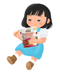 Snacks Snacktime Sticker by Alamii Food