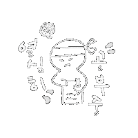 Korean Calligraphy Sticker