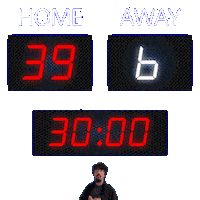 6 Away Sticker
