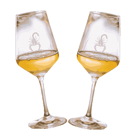 Wine Wineglass Sticker by Scorpion
