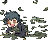 Gathering Make It Rain Sticker by Jin