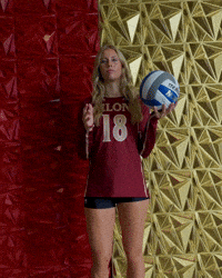 Elon Volleyball GIF by Elon Phoenix