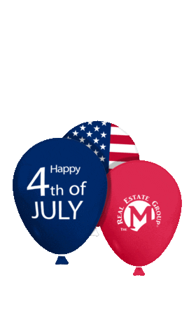 Celebrating Independence Day Sticker by The M Real Estate Group
