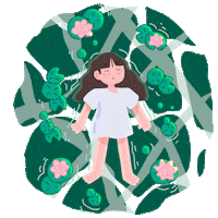 Floating Lily Pad Sticker by bryson mcbee