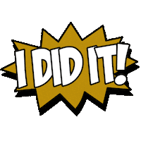I Did It Hornets Sticker by Emporia State University