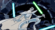 Clone Wars Lightsabers GIF