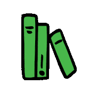 Book Bibliotheque Sticker by Royaume du Web