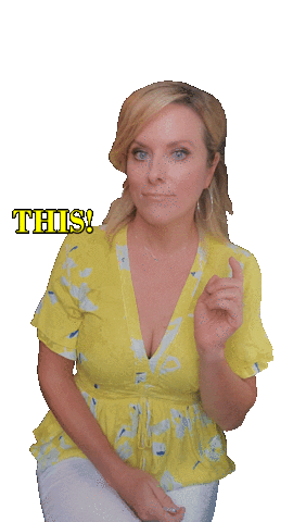 Check It Out Look Here Sticker by Kerry Barrett Consulting