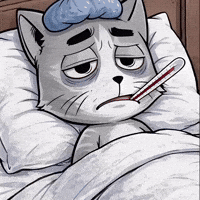 Sick Flu GIF by Hero Galaxy NFT