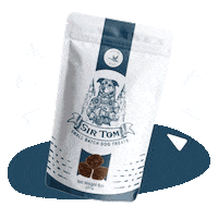 Sir Tom Dog Sticker by Sir Tom Treats