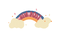 Art Rainbow Sticker by Gelyane
