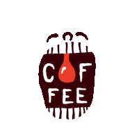fun coffee Sticker