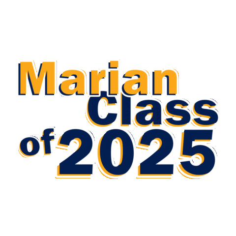 2025 Sticker by Marian University