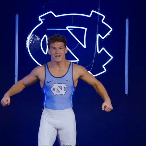 University Of North Carolina Wrestling GIF by UNC Tar Heels