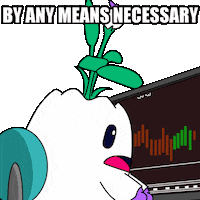 Im All In To The Moon Sticker by Magic Eden