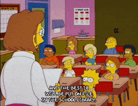 lisa simpson miss hoover GIF