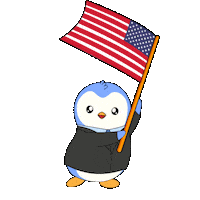 Penguin Voting Sticker by Pudgy Penguins