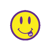 Smiley Face Tongue Sticker by Insomniac Events