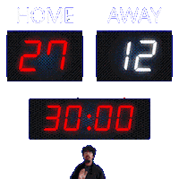 12 Away Sticker