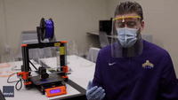 SUNY Albany Students and Staff Use 3D Printers to Help Build Face Shields
