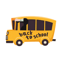 Schoolbus Allaboard Sticker by Dodo & Berries