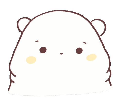 Bear Blushing Sticker