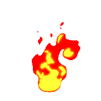 Fire Burn Sticker by Arata