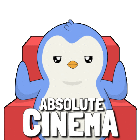 Fun Cinema Sticker by Pudgy Memez