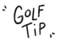 Golf Tips Sticker by Catharina Stewart