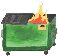 Fire Omg Sticker by leeamerica