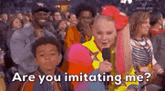are you imitating me jojo siwa GIF by Kids' Choice Awards 2019
