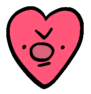 Murisart heart cartoon illustration kawaii GIF