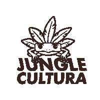 JungleCultura psychedelic cannabis healing mushrooms Sticker