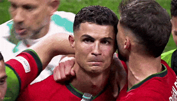 Sad Cristiano Ronaldo GIF